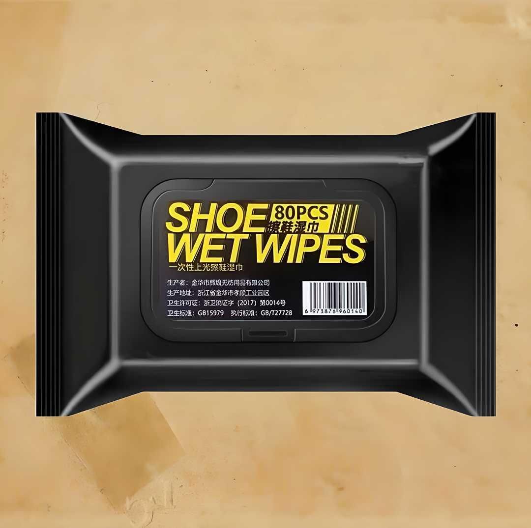 Sneaker & Shoe Cleaner Wipes - Pack of 80